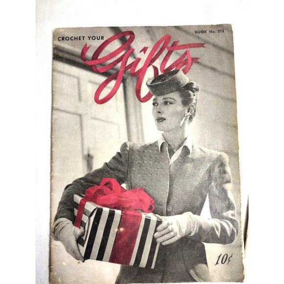 Needlework Crochet Magazines 1940s -70s Afghans Doilies Potholders Vintage Craft - Picture 2 of 16